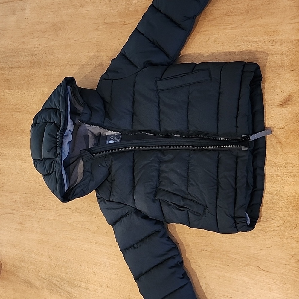 Primary Parka Puffer Coat, kids, size 2, Black